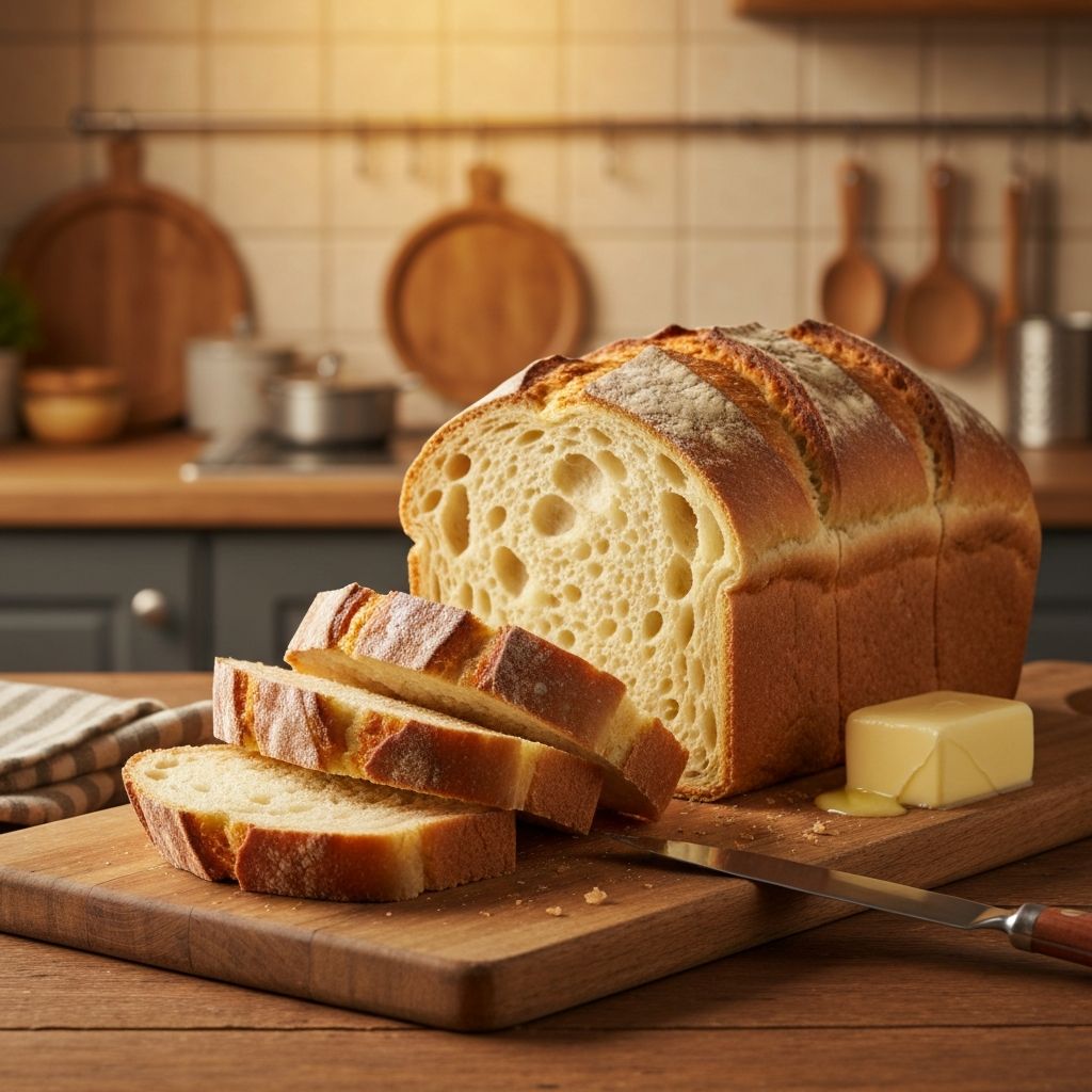 Fresh homemade bread